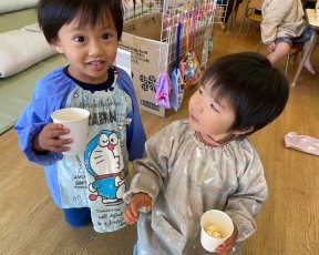 乳児部★１２月食育