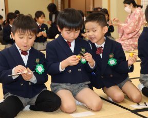 年中・年長★お茶ごっこIN長崎短期大学