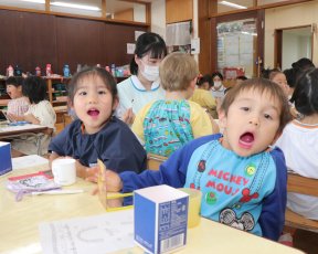 幼児部★歯みがき教室