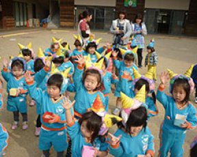 ２月３日は節分☆　みんなで豆まきしました！！