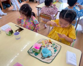 幼児部★歯磨き教室